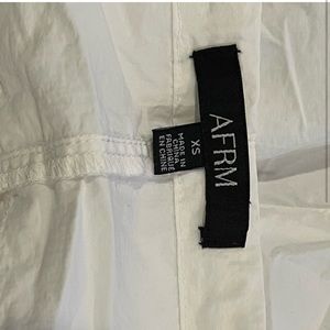 White Cargo Pants (runs big)